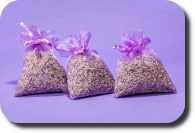 SACCHETTO DI LAVANDA IN COTONE: cuciti a mano con all'interno la nostra profumatissima lavanda.