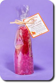 Sapone scrub con luffa vegetale (Melograno) - grande