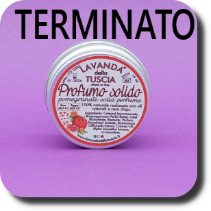Profumo solido al Melograno - 15 ml - prezzo 8 € per barattolo